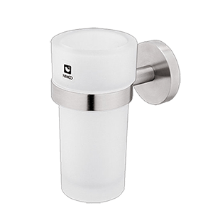 Unix tumbler holder with tumbler | brushed inox