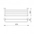 Towel Shelf Unix | brushed inox