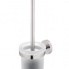 Toilet brush Unix glass jar | brushed inox