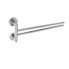 Towel holder Unix, double, swiveling | brushed inox