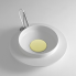 Sinks WIDE-C 600 x600 x160 mm | drop-in sinks | Spring yellow mattte