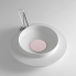 Sinks WIDE-C 600 x600 x160 mm | drop-in sinks | Pink mattte