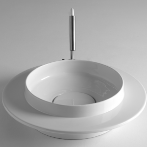 Sinks WIDE-C 600 x600 x160 mm | drop-in sinks | White gloss