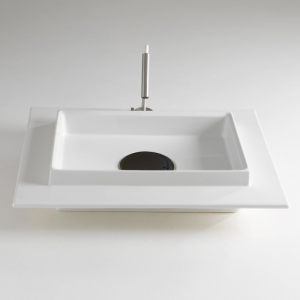 Sinks WIDE-S 800 x 600 x 160 mm | drop-in sinks | Ocher mattte