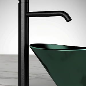 Sink faucet X STYLE X 11L XL single lever mixer | chrome black ground