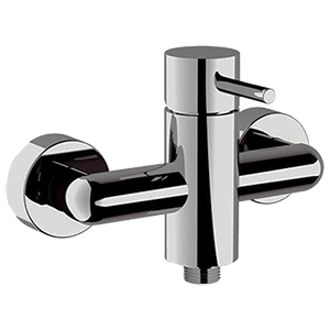 Shower lever faucet X STYLE | chrome black ground