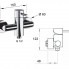 Shower faucet CAE 780 lever mixer