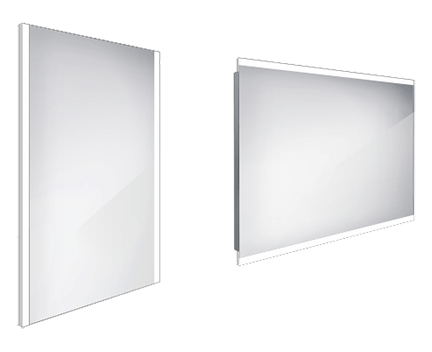 Kúpeľňové podsvietené LED zrkadlo ZP 11001 500 x 700 mm